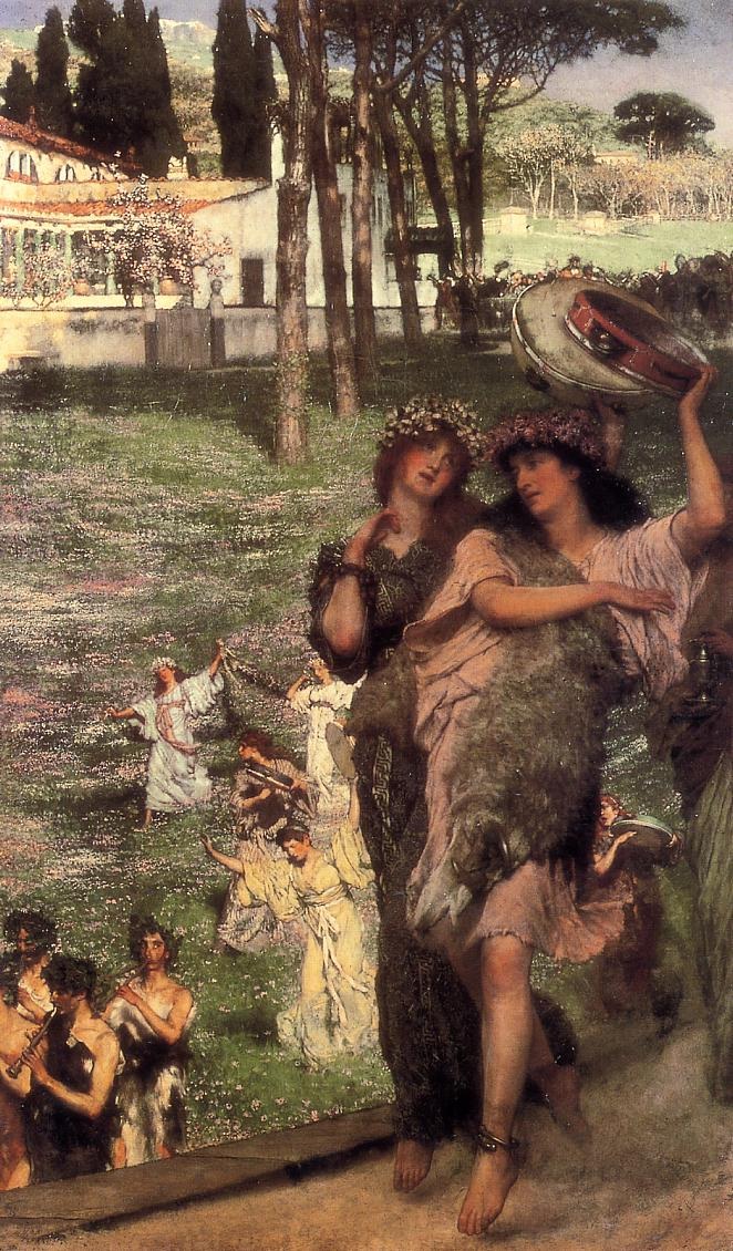 .英国《On the Road to the Temple of Ceres》阿尔玛·塔德玛 Lawrence Alma-Tadema