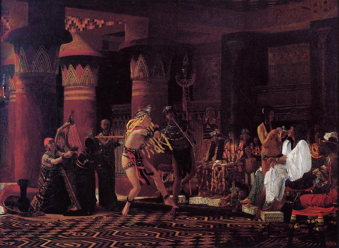 .英国《Pastimes in Ancient Egypt》阿尔玛·塔德玛 Lawrence Alma-Tadema