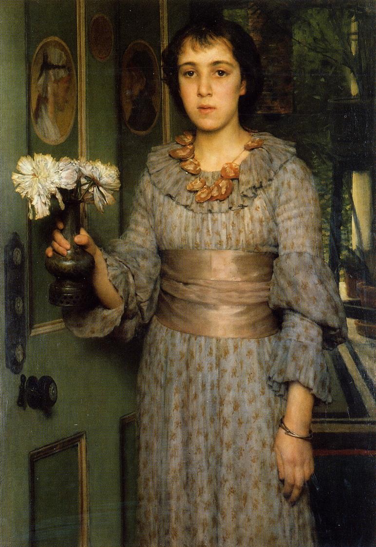 .英国《Portrait of Anna Alma-Tadema》阿尔玛·塔德玛 Lawrence Alma-Tadema