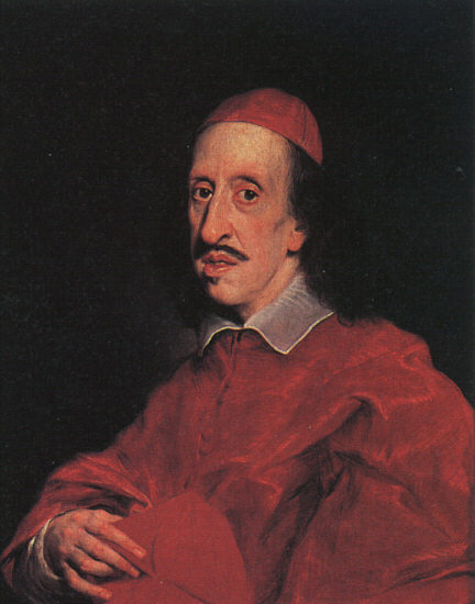 .意大利《Portrait of Cardinal Leopoldo de' Medici》巴西西奥Baciccio