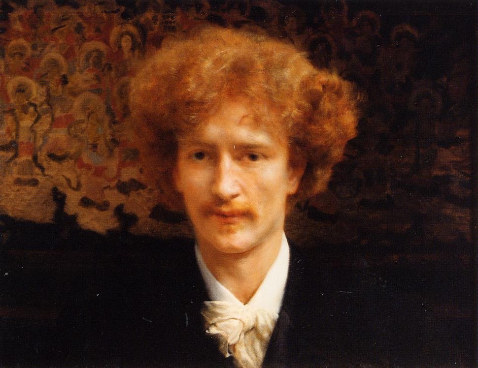 .英国《Portrait of Ignacy Jan Paderewski》阿尔玛·塔德玛 Lawrence Alma-Tadema
