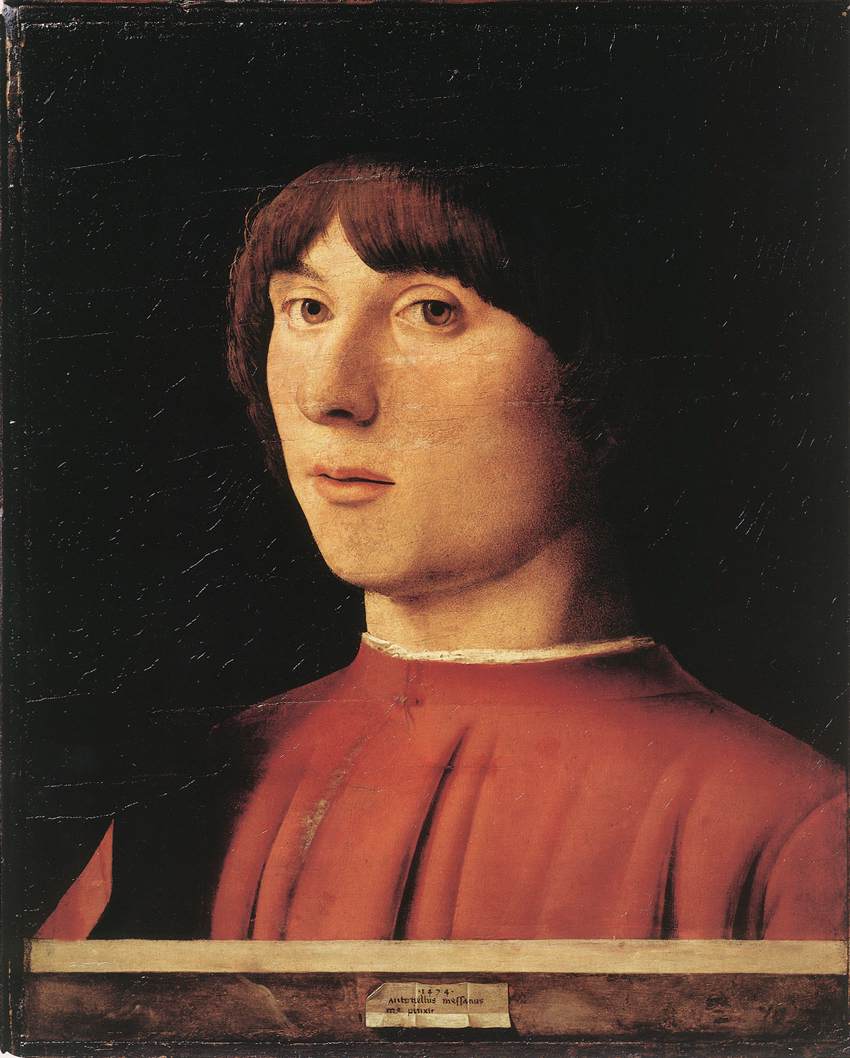 .意大利《Portrait of a Man 2》安托内洛 Antonello da Messina