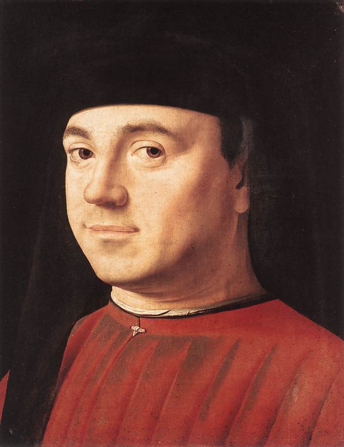 .意大利《Portrait of a Man 3》安托内洛 Antonello da Messina