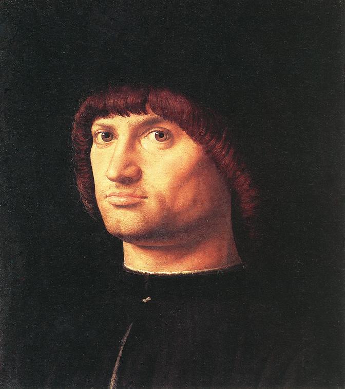 .意大利《Portrait of a Man (Il Condottiero)》安托内洛 Antonello da Messina