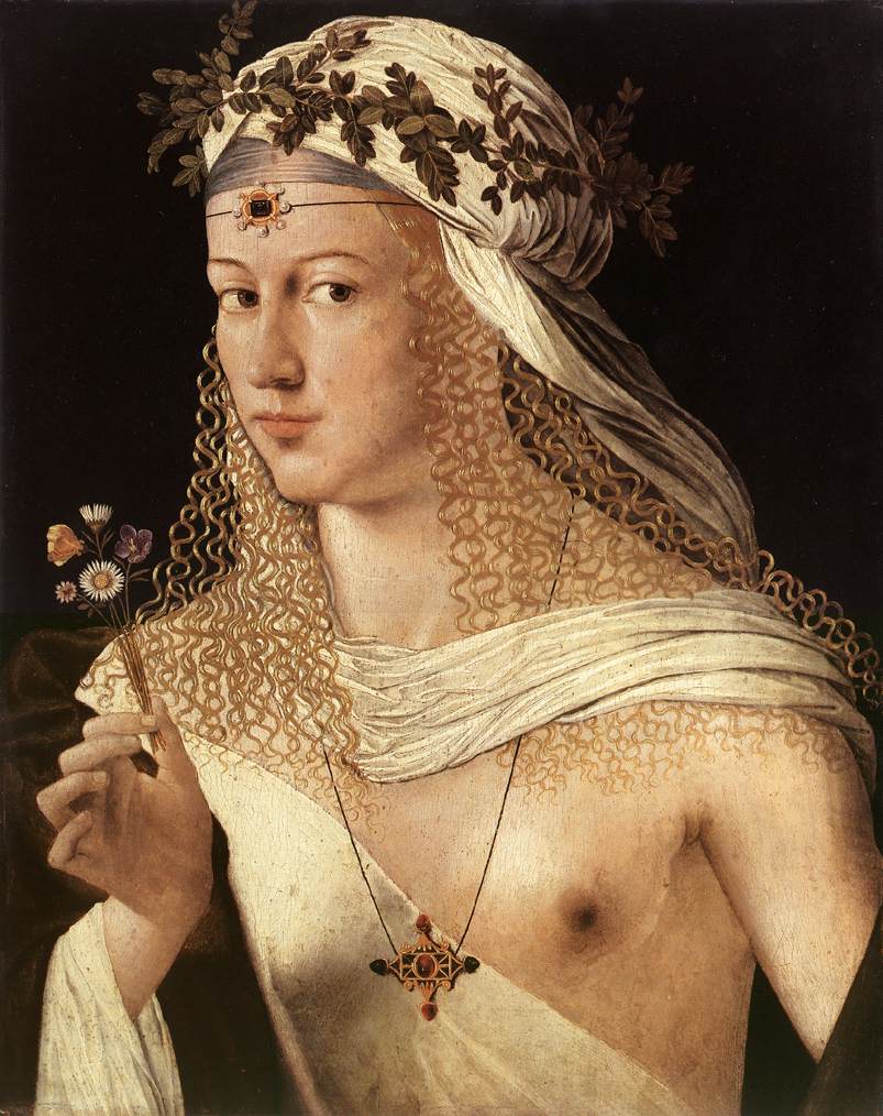 .意大利《Portrait of a Woman》巴托罗密欧·维内托Bartolomeo Veneto