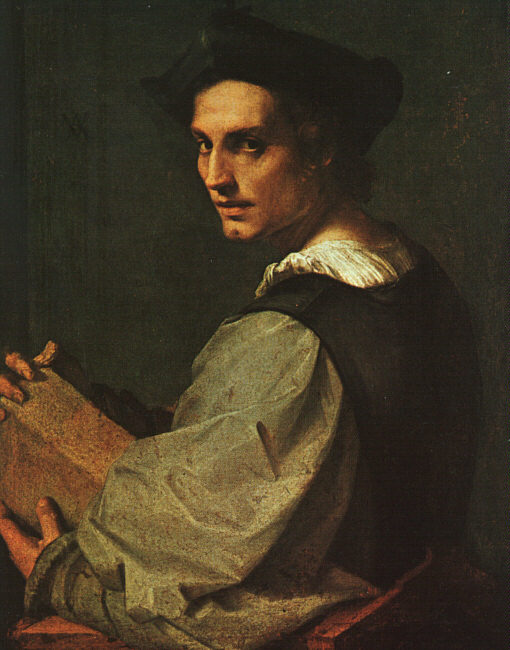 .意大利《Portrait of a Young Man》安德烈·德尔·萨托Andrea del Sarto