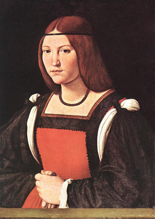 .意大利《Portrait of a Young Woman》乔瓦尼·安东尼奥·博塔费奥Giovanni Antonio Boltraffio