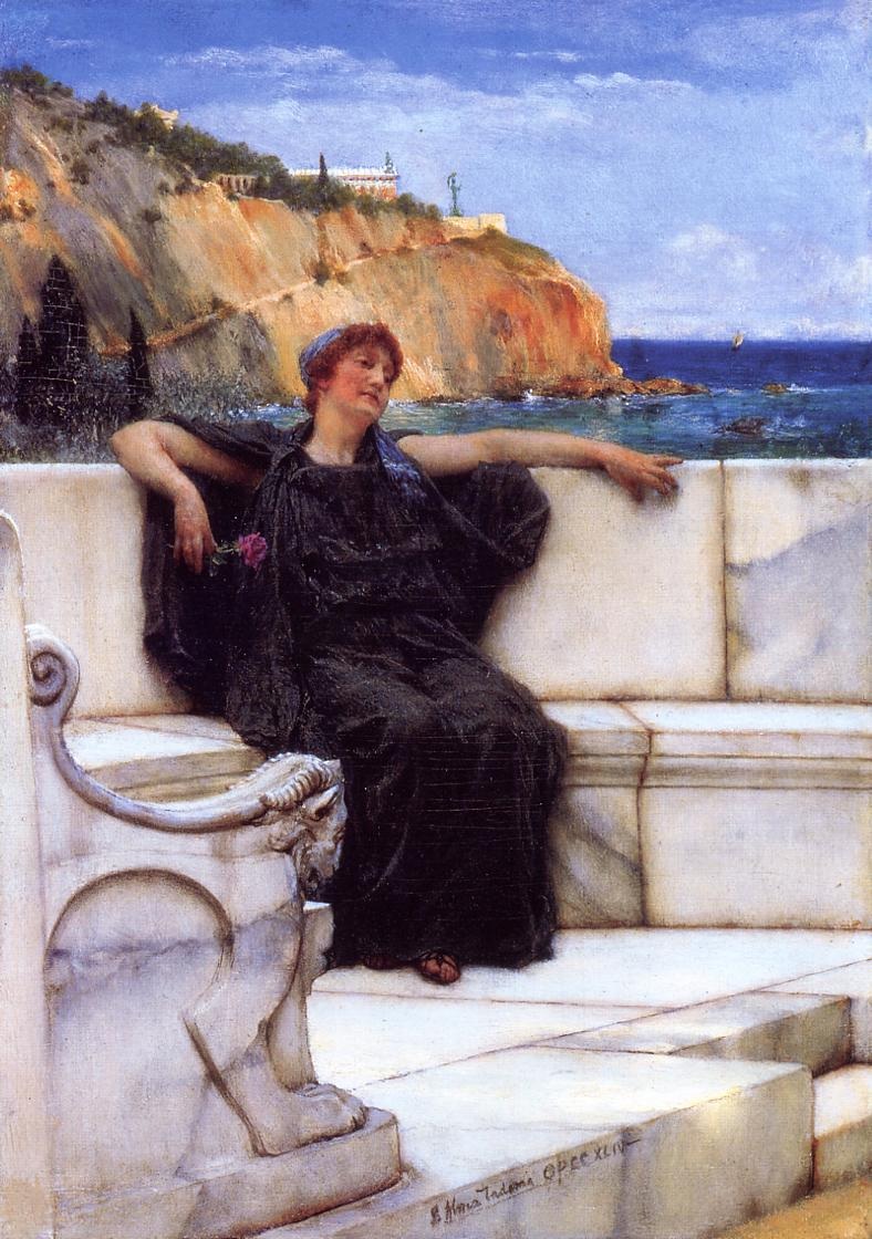 .英国《Resting》阿尔玛·塔德玛 Lawrence Alma-Tadema