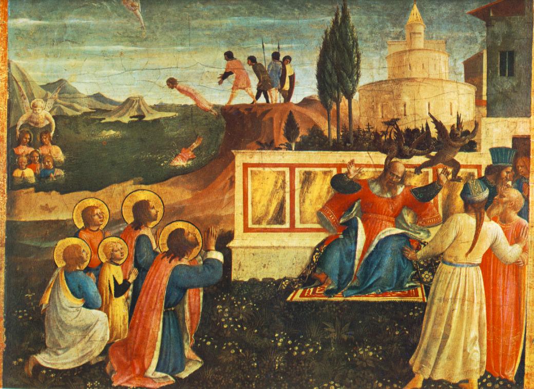 .意大利《Saint Cosmas and Saint Damian Salvaged》弗拉·安吉利科Fra Angelico