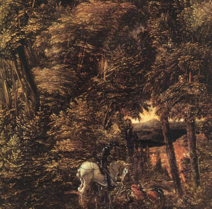 .德国《Saint George in the Forest》阿尔布雷希特·阿尔特多夫 Albrecht Altdorfer