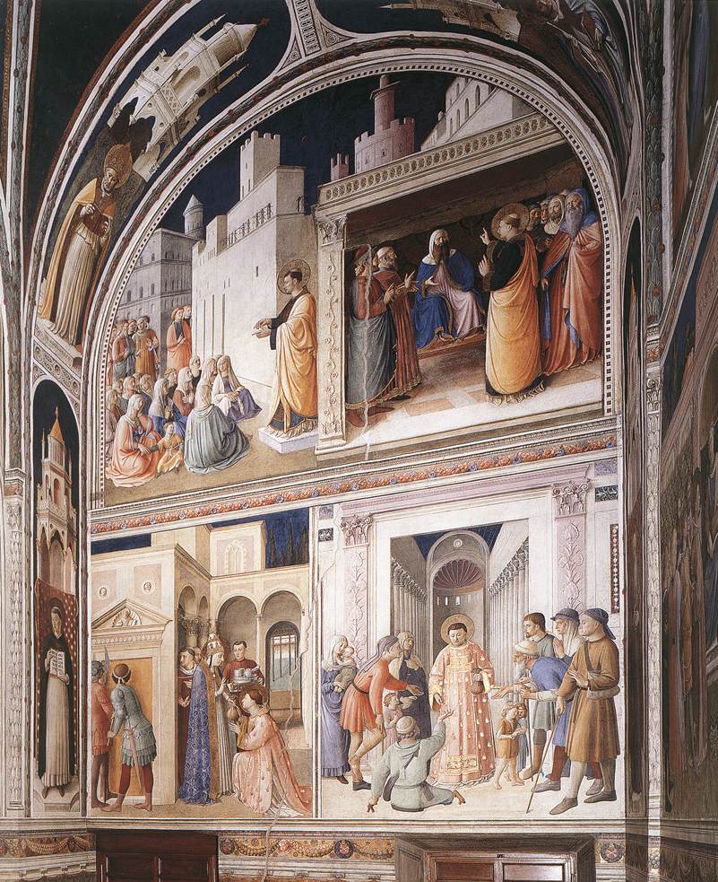 意大利《Sepulchring of Saint Cosmas and Saint Damian》弗拉·安吉利科Fra Angelico