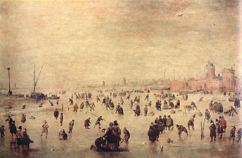 .荷兰《Skaters》亨利克·阿维坎普Hendrick Avercamp