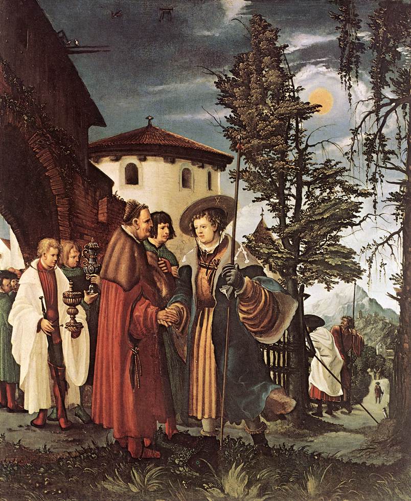 .德国《St Florian Taking Leave of the Monastery》阿尔布雷希特·阿尔特多夫 Albrecht Altdorfer