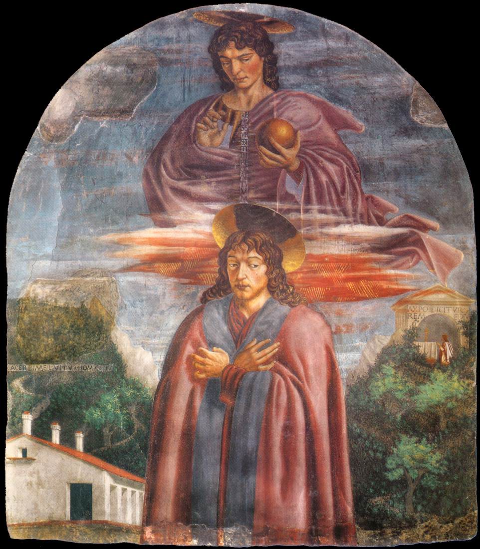《St Julian and the Redeemer》安德烈亚·德尔·卡斯坦诺Andrea del Castagno