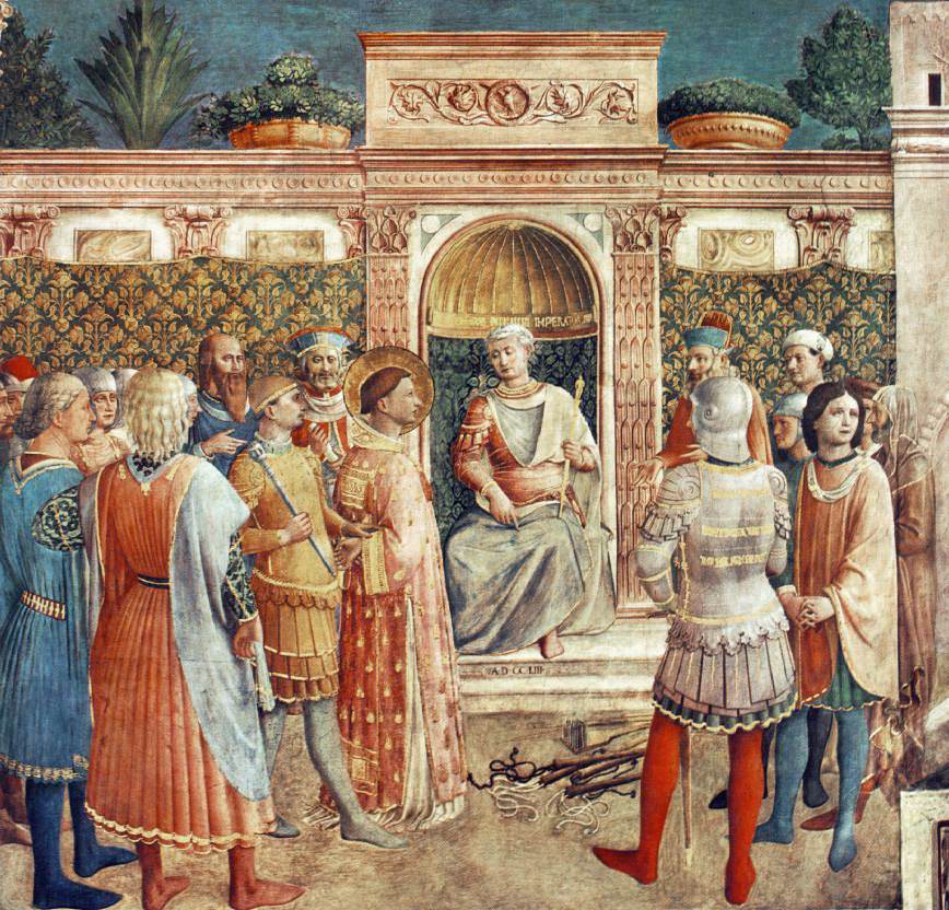 .意大利《St Lawrence on Trial》弗拉·安吉利科Fra Angelico