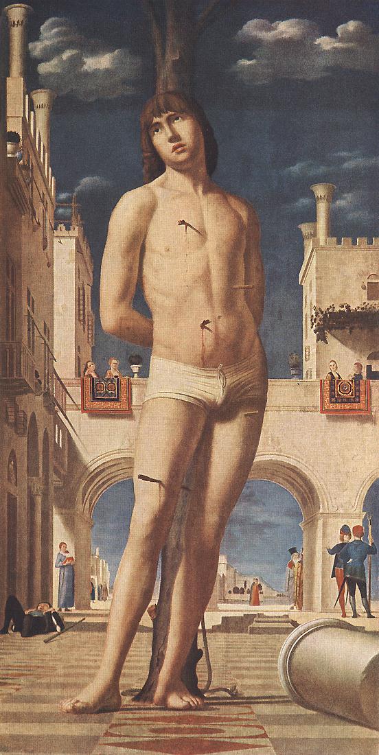 .意大利《St Sebastian》安托内洛 Antonello da Messina