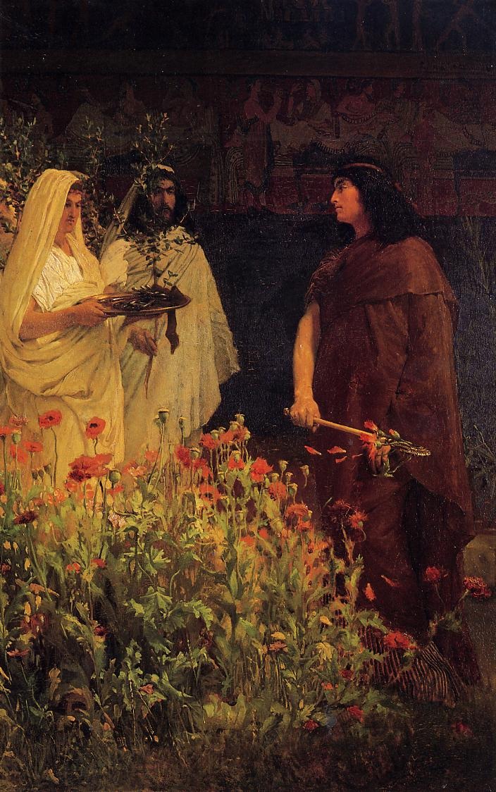 .英国《Tarquinius Superbus》阿尔玛·塔德玛 Lawrence Alma-Tadema