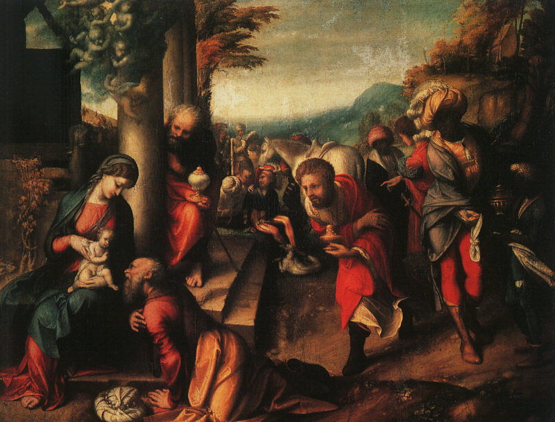 .意大利《The Adoration of the Magi》科雷吉欧 Correggio