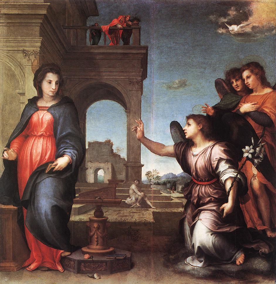 .意大利《The Annunciation》安德烈·德尔·萨托Andrea del Sarto