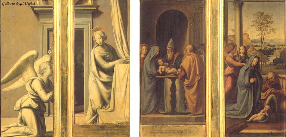 .意大利《The Annunciation 》弗拉·巴尔托洛梅奥Fra Bartolomeo