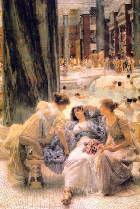 .英国《The Baths of Caracalla》阿尔玛·塔德玛 Lawrence Alma-Tadema