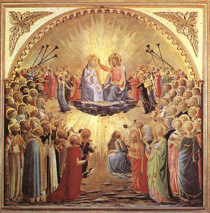 .意大利《The Coronation of the Virgin 1》弗拉·安吉利科Fra Angelico