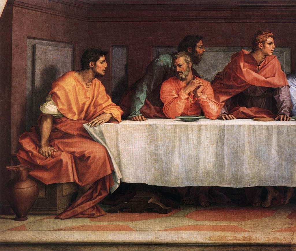 .意大利《The Last Supper (detail) 2》安德烈·德尔·萨托Andrea del Sarto