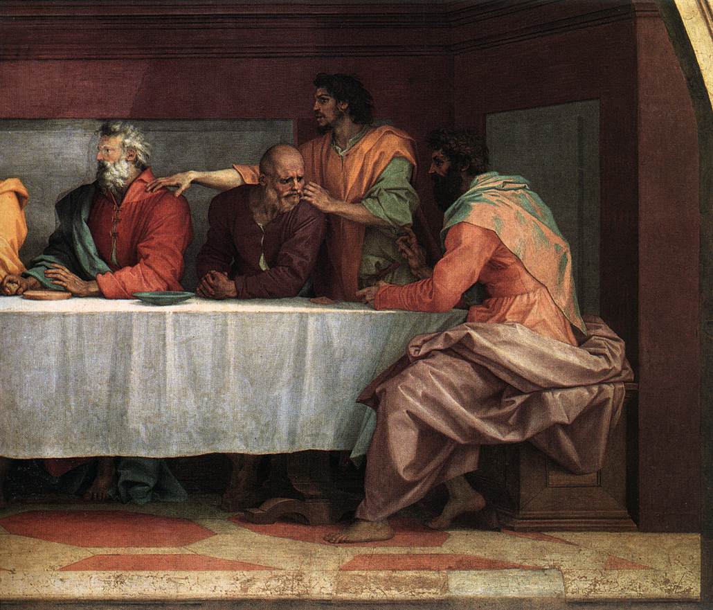 .意大利《The Last Supper (detail) 3》安德烈·德尔·萨托Andrea del Sarto