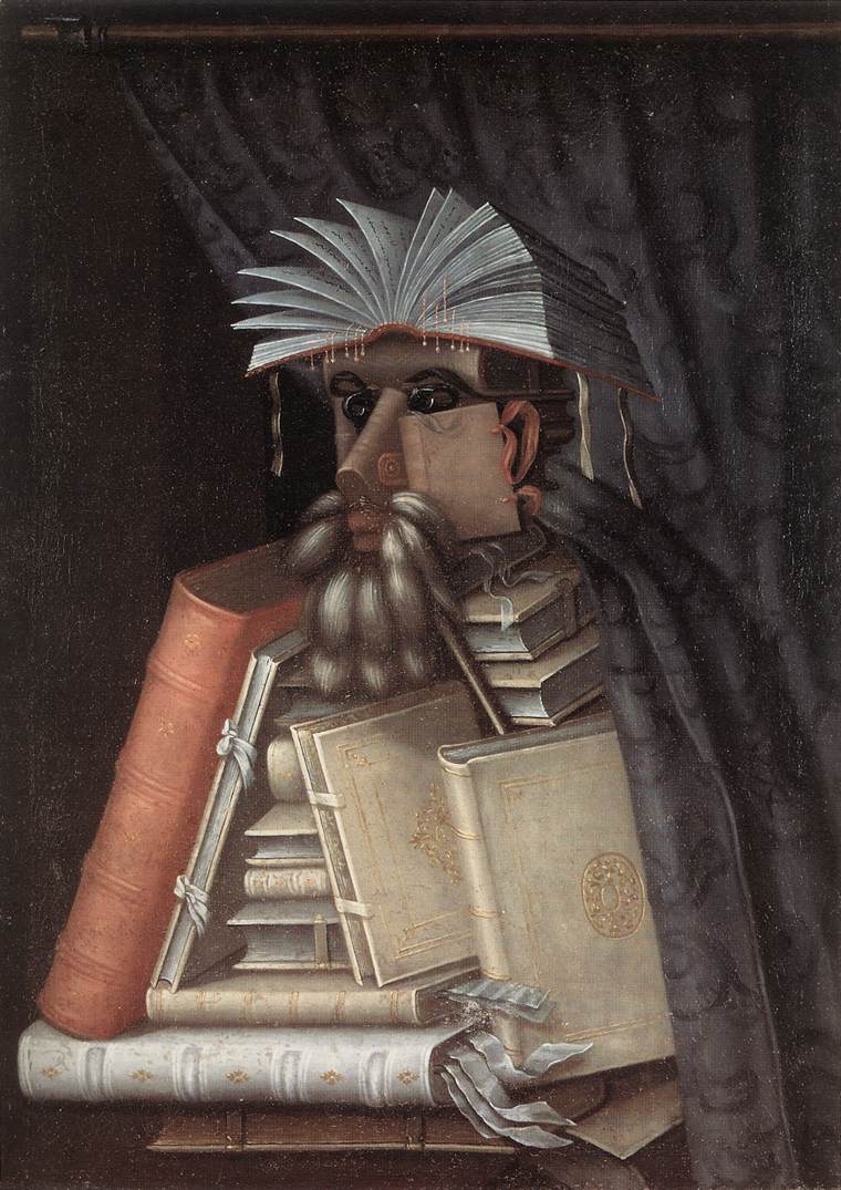 .意大利《The Librarian》朱塞佩·阿尔钦博托Giuseppe Arcimboldo