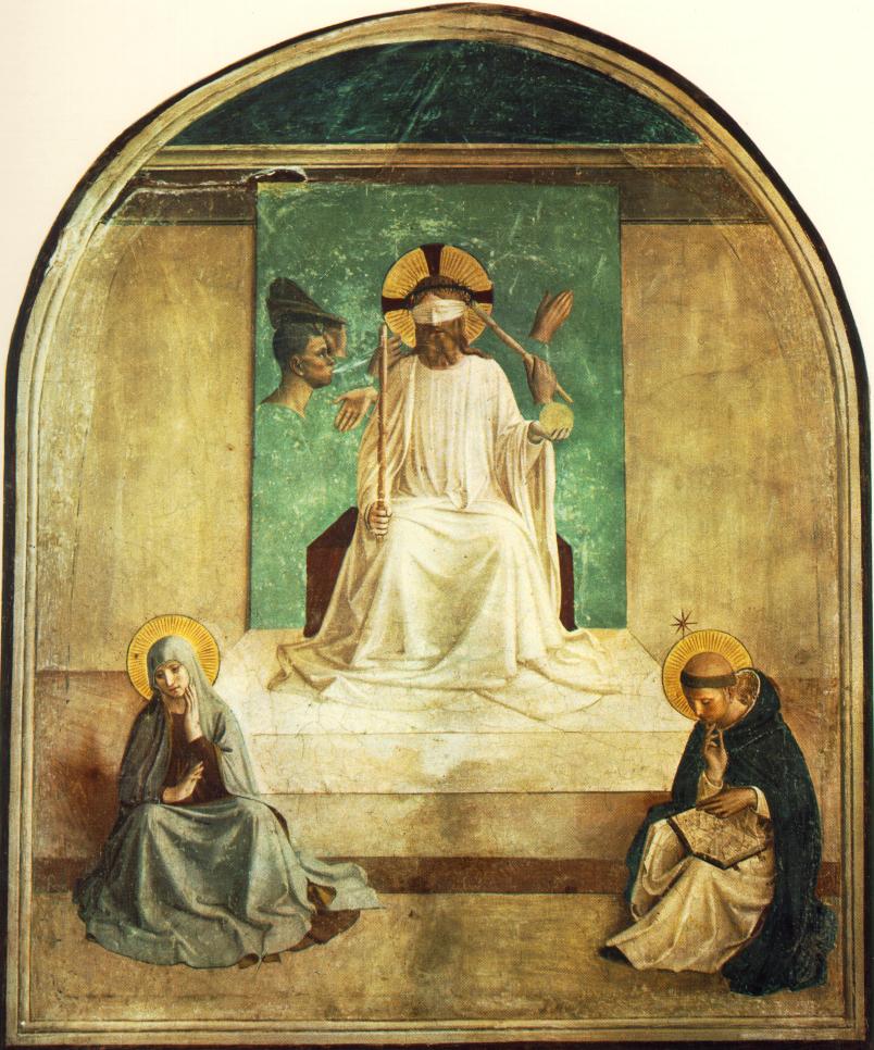 .意大利《The Mocking of Christ》弗拉·安吉利科Fra Angelico