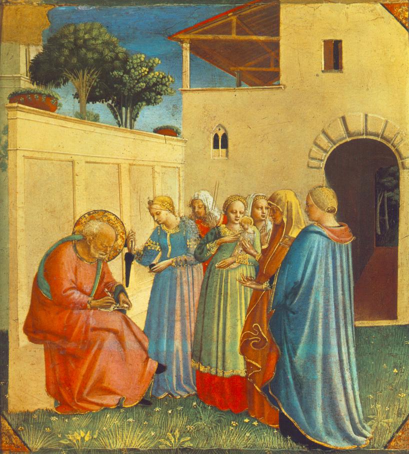 .意大利《The Naming of St. John the Baptist》弗拉·安吉利科Fra Angelico