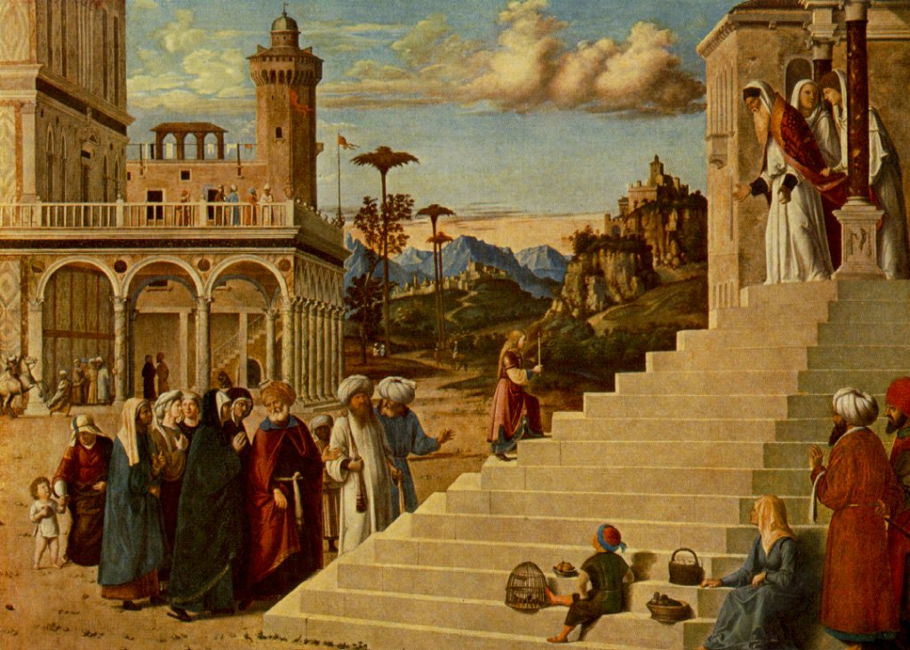 .意大利《The Presentation of the Virgin》西玛·达·科内利亚诺Cima da Conegliano