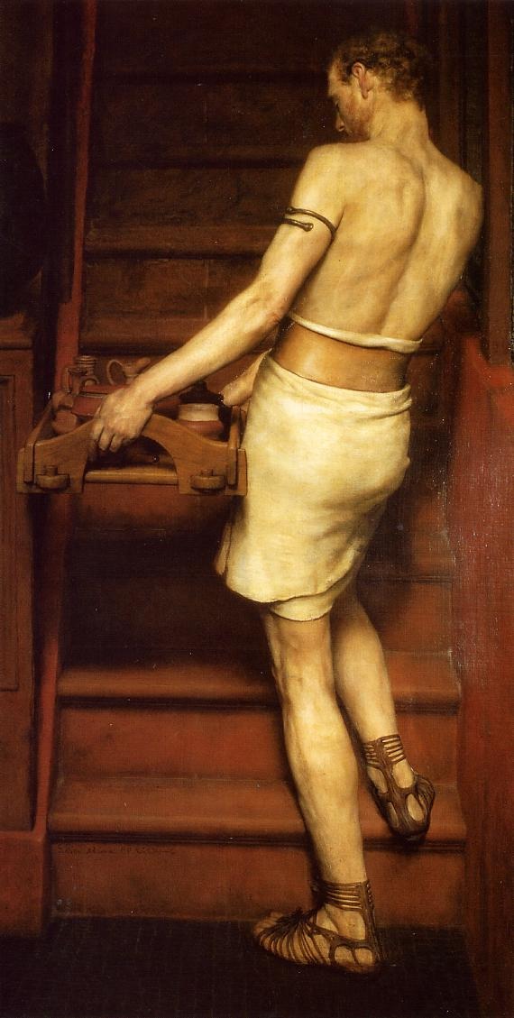 .英国《The Roman Potter》阿尔玛·塔德玛 Lawrence Alma-Tadema