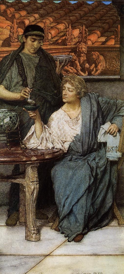 .英国《The Roman Wine Tasters》阿尔玛·塔德玛 Lawrence Alma-Tadema