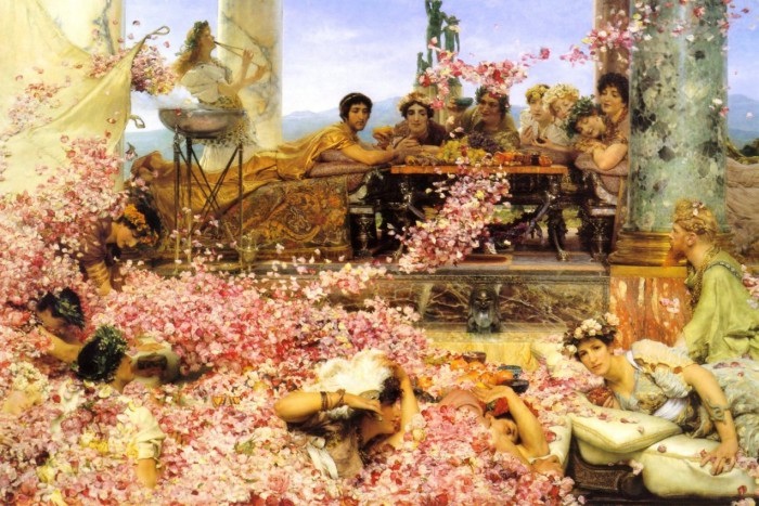 英国《The Roses of Heliogabalus》阿尔玛·塔德玛 Lawrence Alma-Tadema