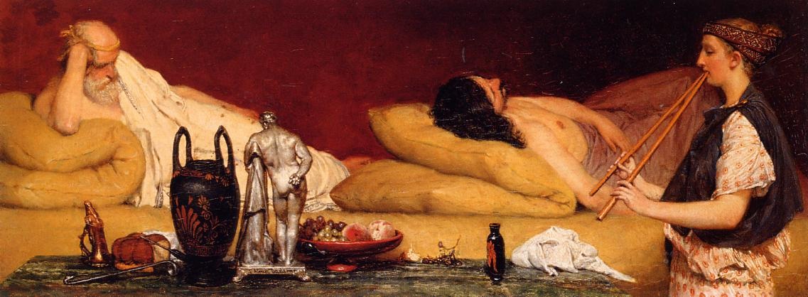 .英国《The Siesta》阿尔玛·塔德玛 Lawrence Alma-Tadema
