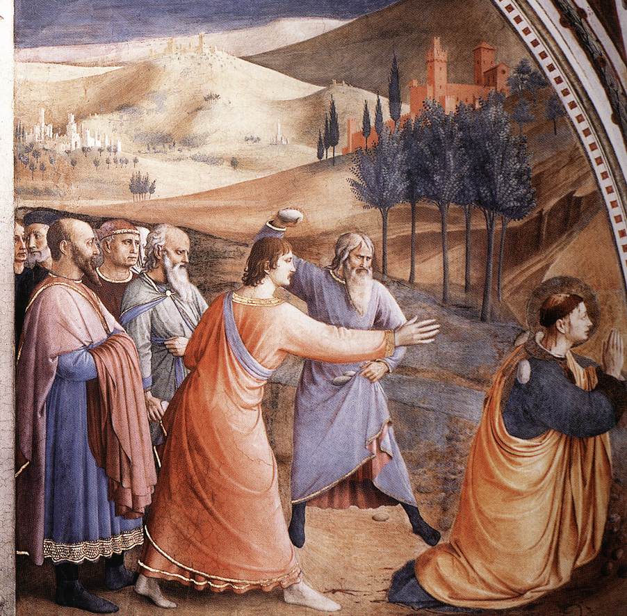.意大利《The Stoning of St Stephen》弗拉·安吉利科Fra Angelico