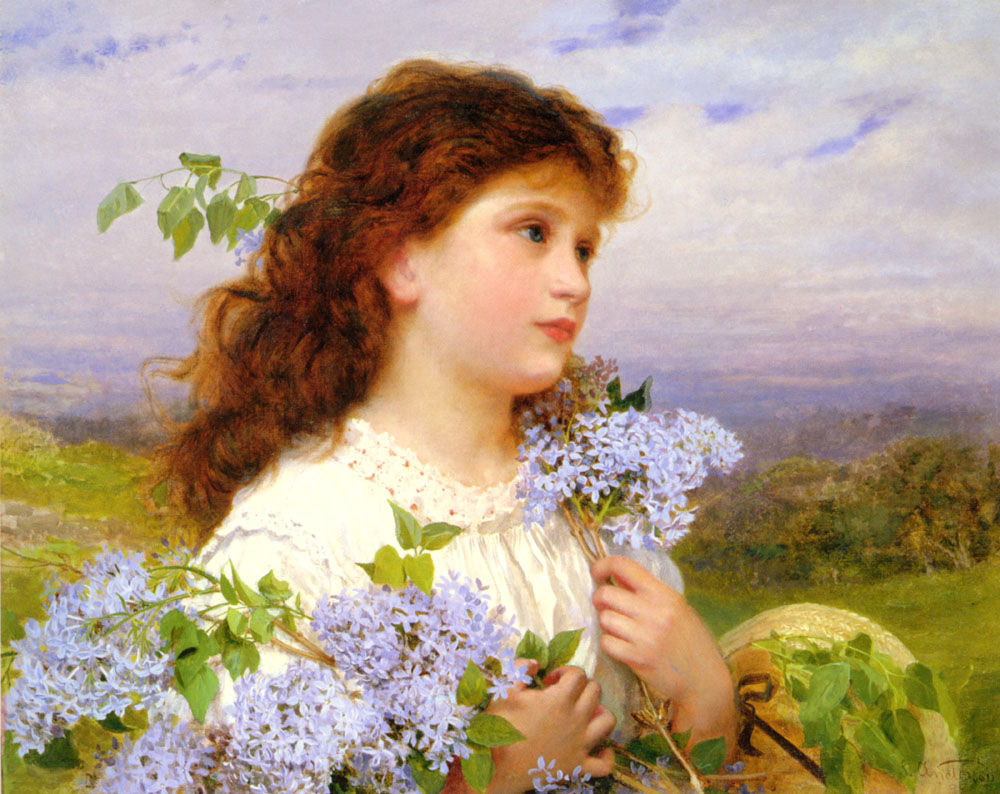 .英国《The Time of the Lilacs》苏菲·冈恩布里·安德森 Sophie Gengembre Anderson