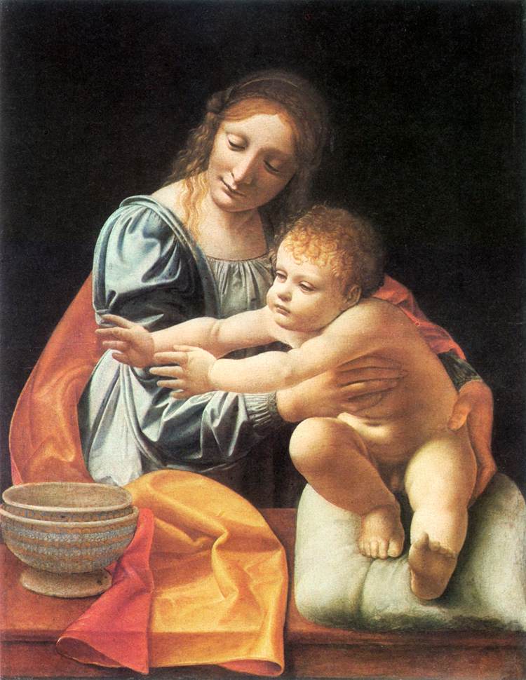 .意大利《The Virgin and Child》乔瓦尼·安东尼奥·博塔费奥Giovanni Antonio Boltraffio