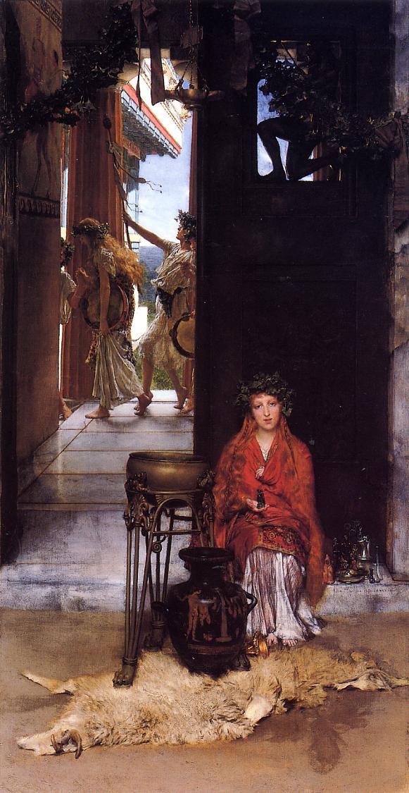 .英国《The Way to the Temple》阿尔玛·塔德玛 Lawrence Alma-Tadema