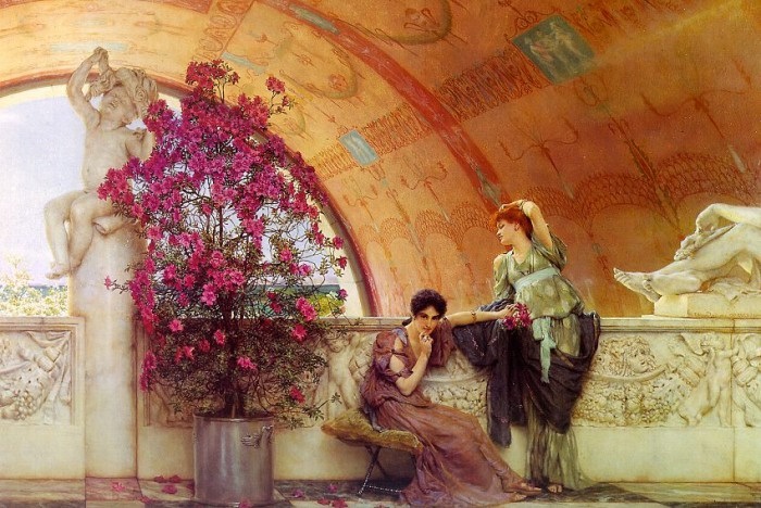 .英国《Unconscious Rivals》阿尔玛·塔德玛 Lawrence Alma-Tadema