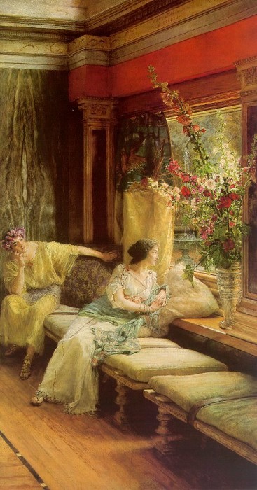 英国《Vain Courtship》阿尔玛·塔德玛 Lawrence Alma-Tadema