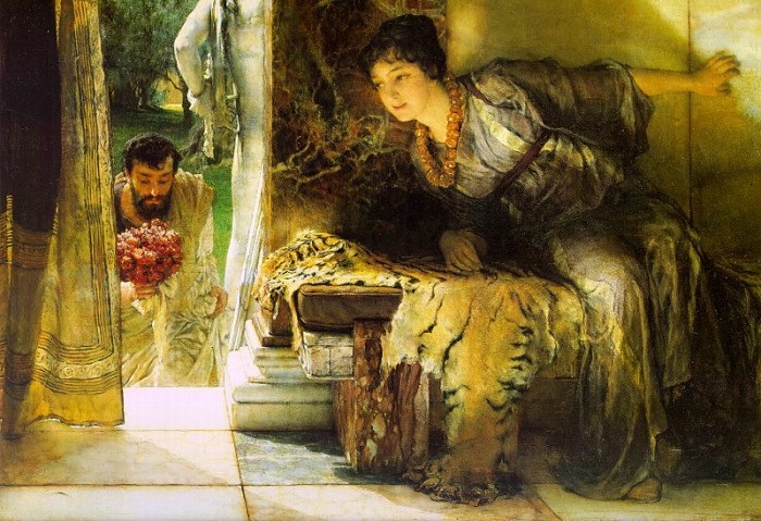 英国《Welcome Footsteps》阿尔玛·塔德玛 Lawrence Alma-Tadema