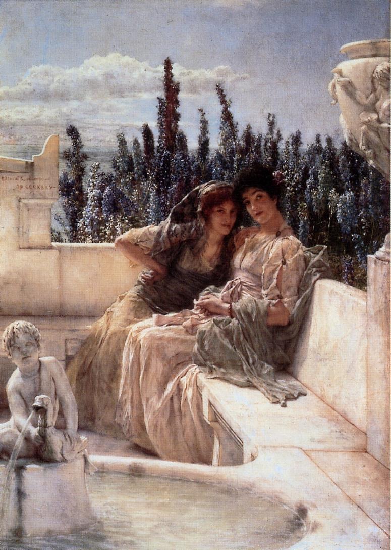 英国《Whispering Noon》阿尔玛·塔德玛 Lawrence Alma-Tadema