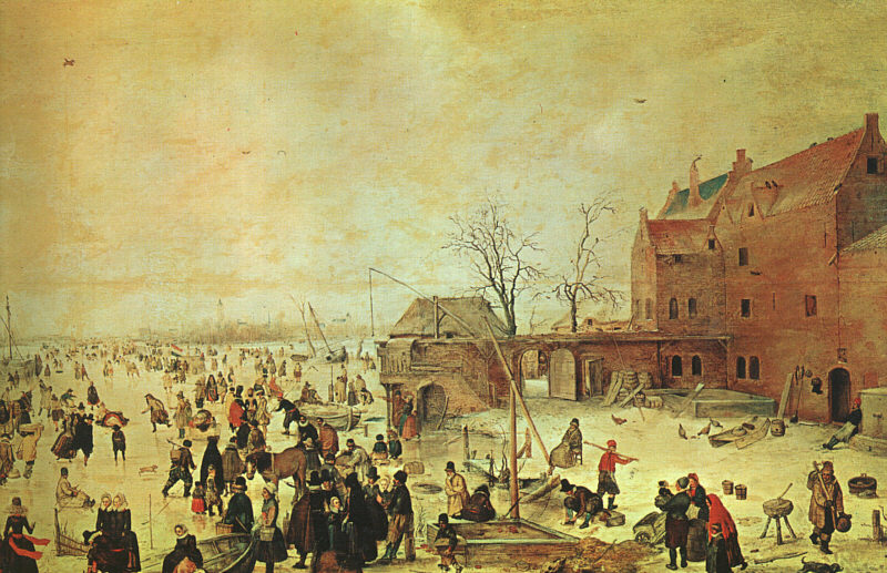 .荷兰《Winter Landscape 1》亨利克·阿维坎普Hendrick Avercamp