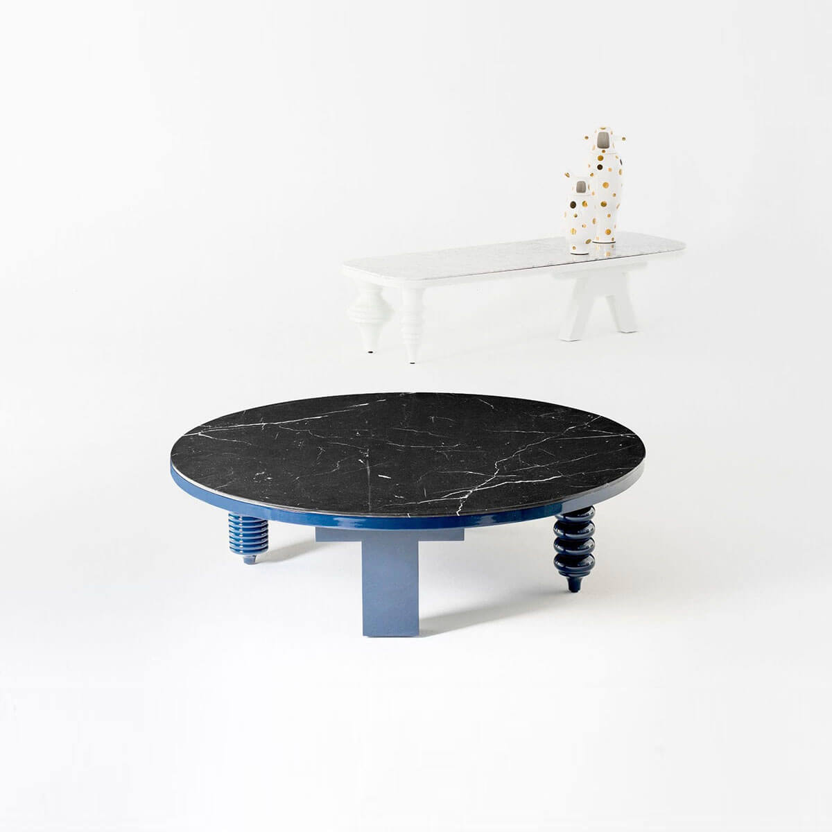 b.d barcelona design  Marble Multileg Low Table 茶几