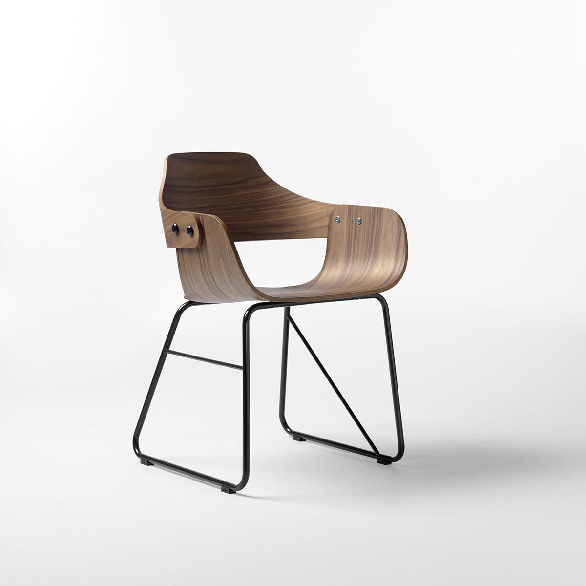 b.d barcelona design  Showtime Chair - Sled Base 餐椅