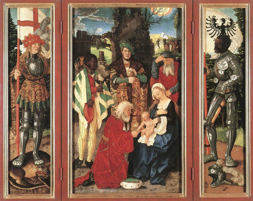 .《Adoration of the Magi》Hans Baldung Grien 汉斯·布格迈尔