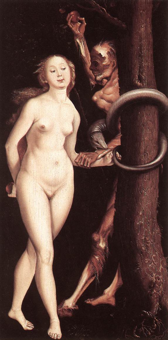 .《Eve, the Serpent, and Death》Hans Baldung Grien 汉斯·布格迈尔