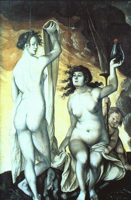 .《Sacred and Profane Love》Hans Baldung Grien 汉斯·布格迈尔